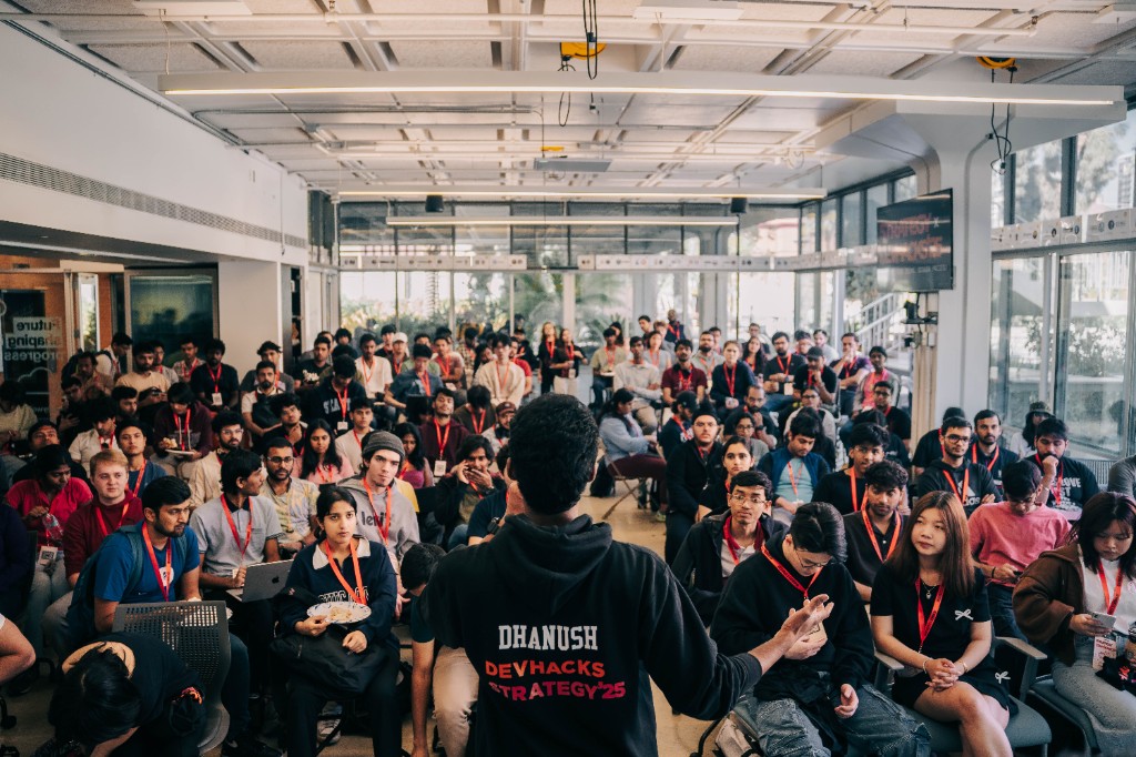 DevLabs builders and founders at an event
